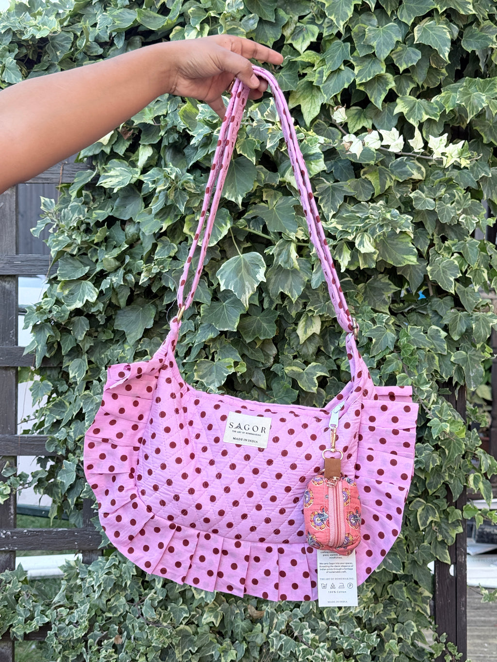 Polka Frill Bagguette