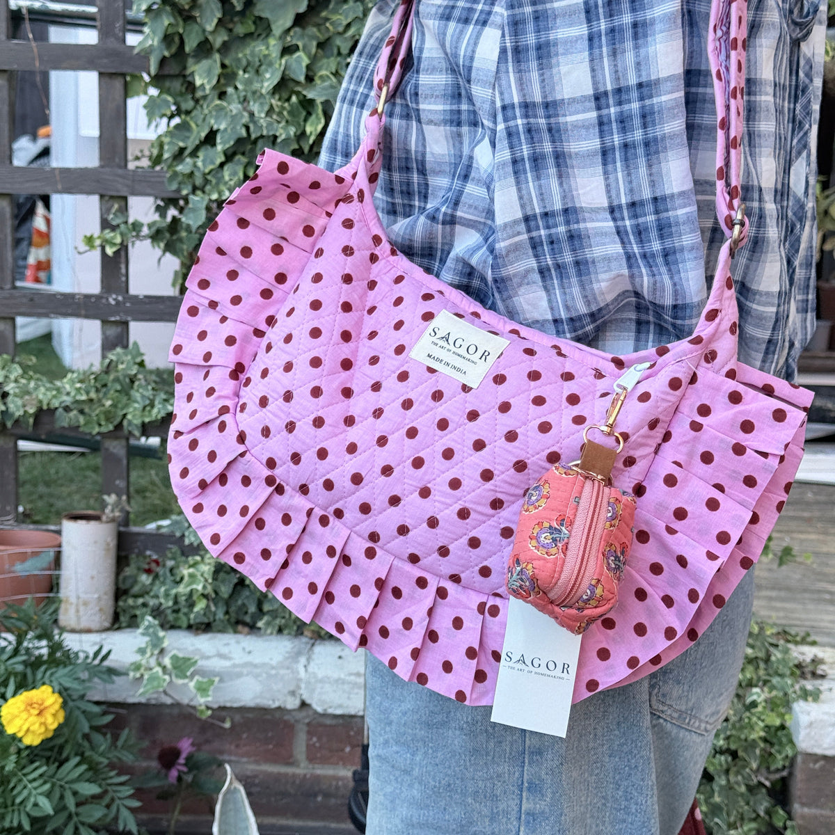 Polka Frill Bagguette
