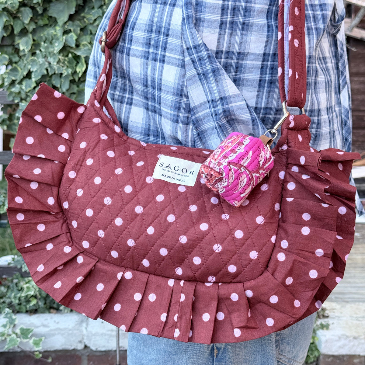 Polka Frill Bagguette