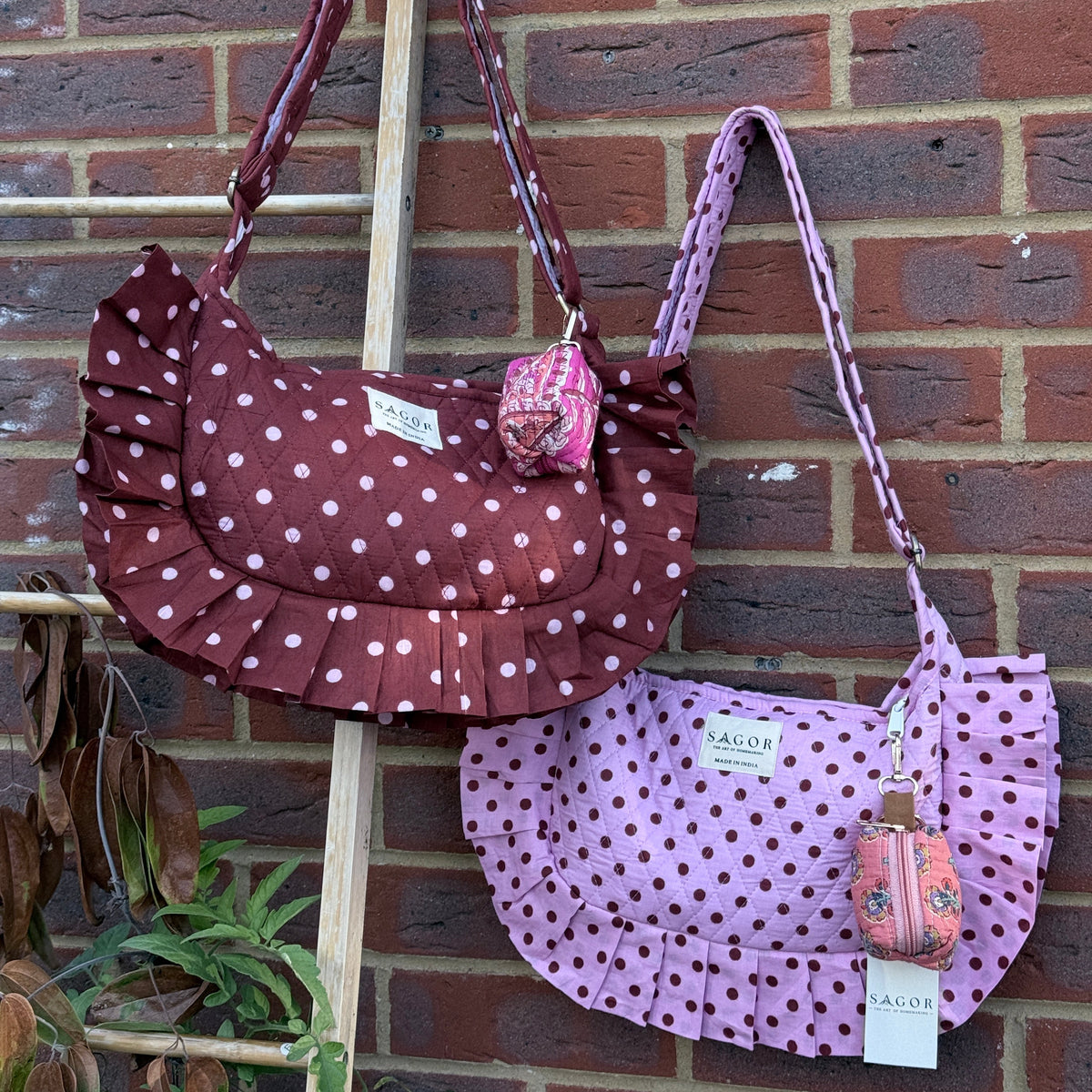 Polka Frill Bagguette