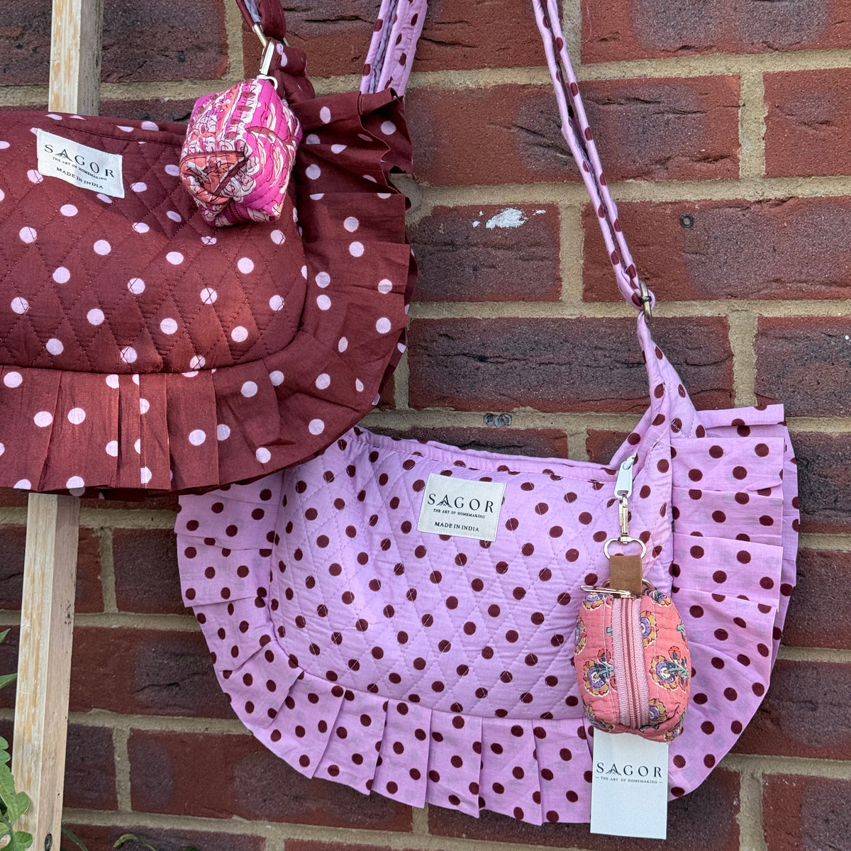 Polka Frill Bagguette