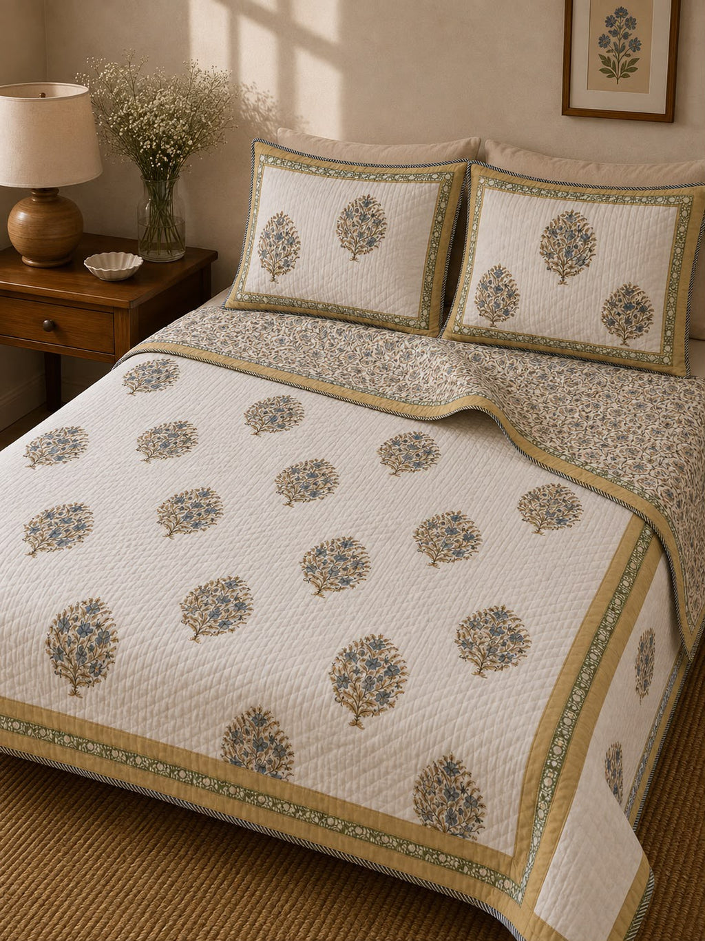 Golden Blossom Quilt