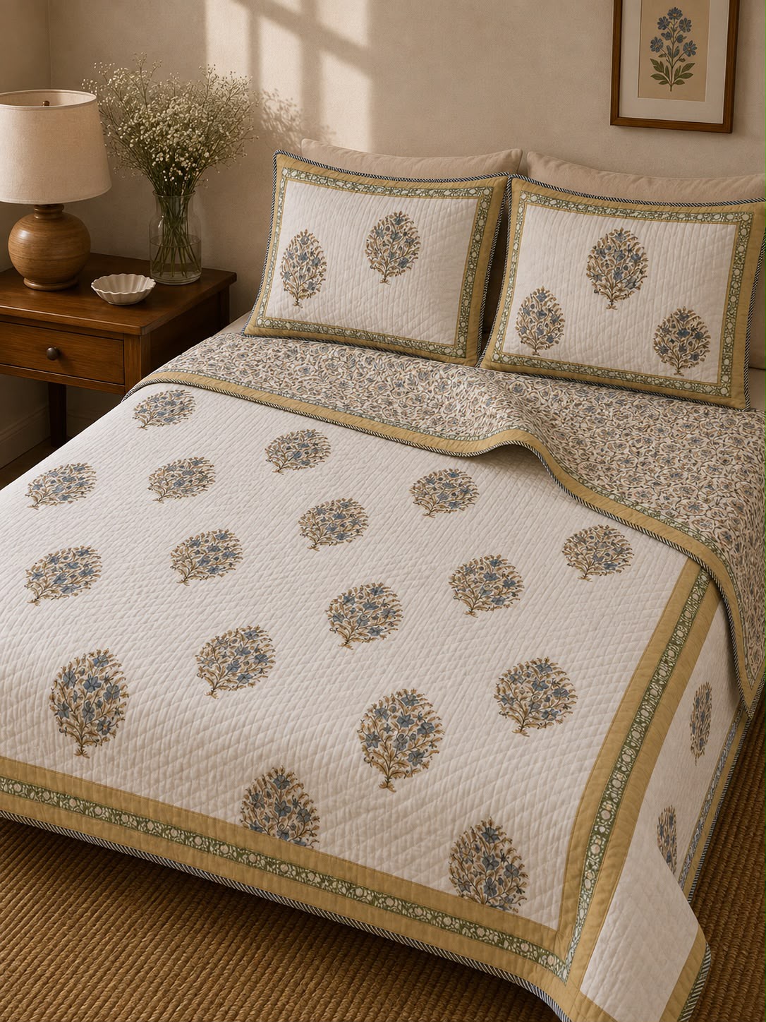Golden Blossom Quilt