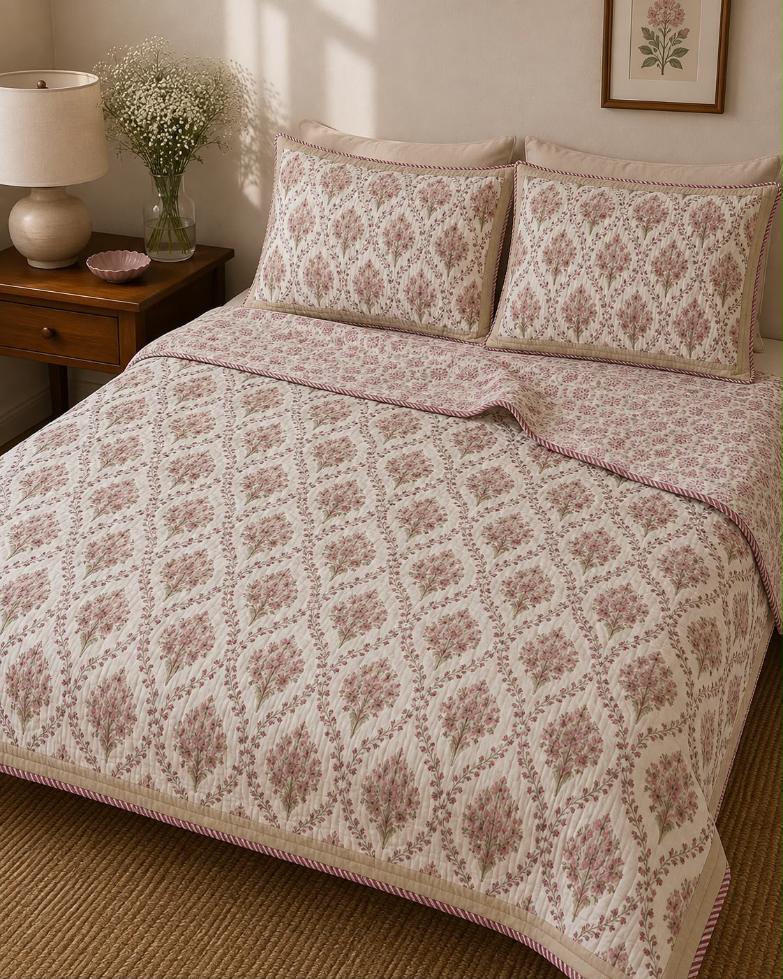 Blushing Petals Quilt