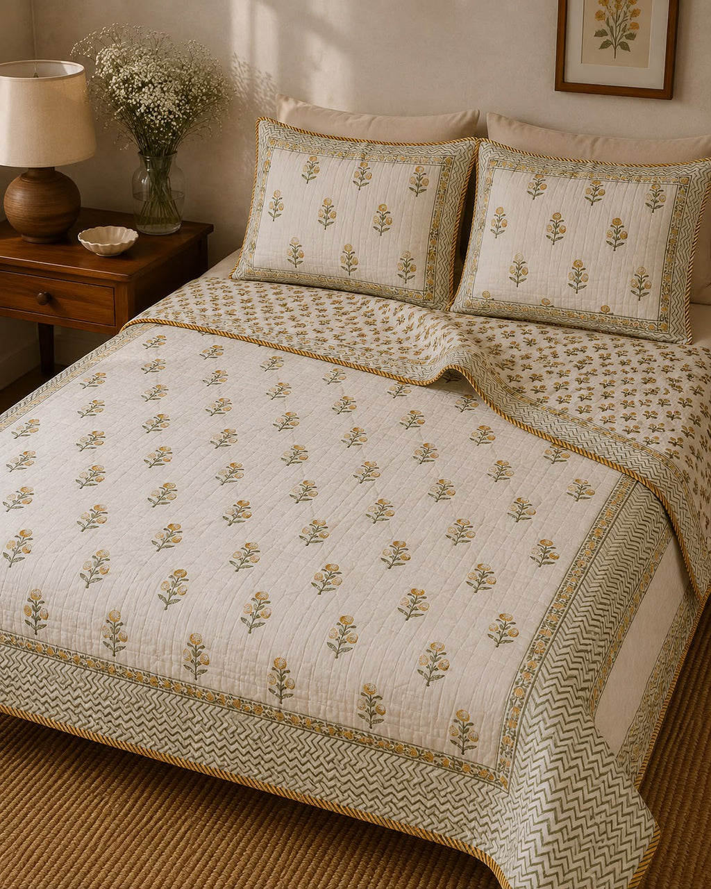 Yellow marigold Quilt