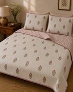 Pink dahlias Quilt