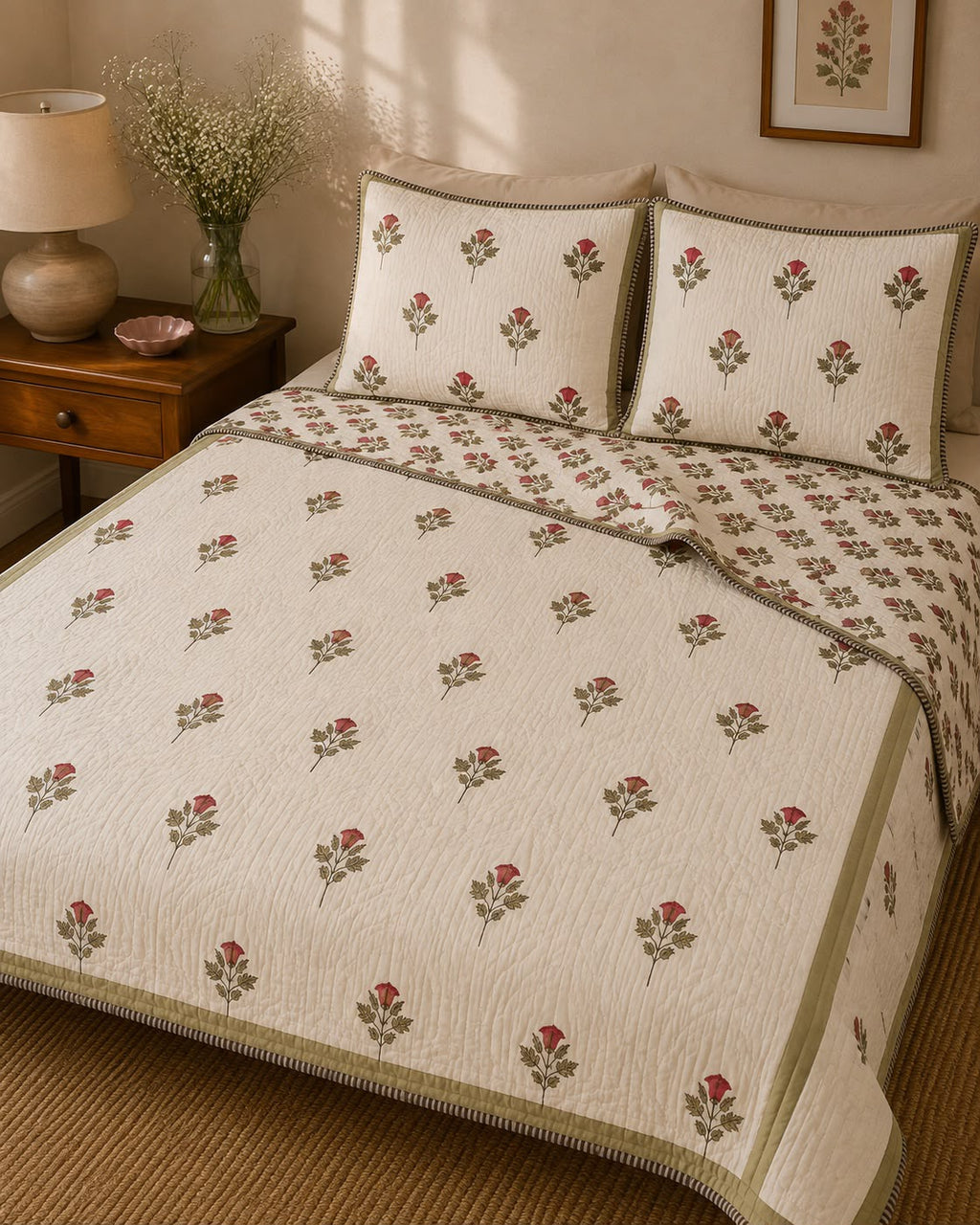 Scarlet rose Quilt