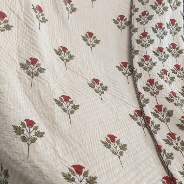 Scarlet rose Quilt