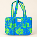 Blue & Green medium tote