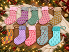 Quilted Festive Christmas Stocking